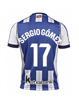 Real Sociedad Sergio Gomez #17 Heimtrikot 2025-26 Kurzarm Real Sociedad Sergio Gomez #17 Heimtrikot 2025-26 Kurzarm